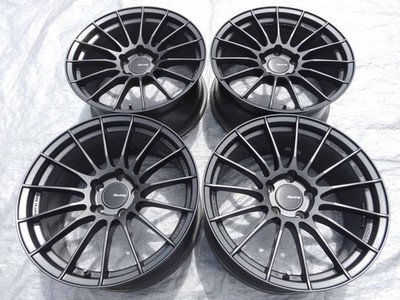 JDM Lightweight Concave Enkei RS05RR 18in 8.5J +35 PCD120 4-Wheel Set BMW Ci (No Tires)