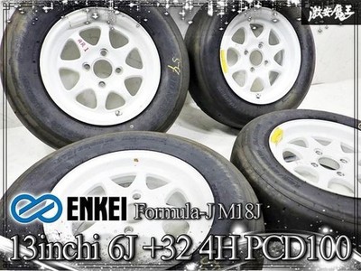 JDM Competition Use // Ultra Lightweight ENKEI Formula-J M18J 13x6J +32 (No Tires)