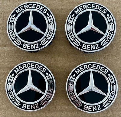 JDM Genuine Mercedes-Benz Center Cap 4 Individual Outer Diameter 74mm (No Tires)