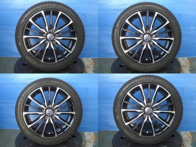 JDM 225/45-17 Goodyear ICENAVI8 AME VALKYRIE 17x7J +38 5H1114.3 Used St (No Tires) - Image 2