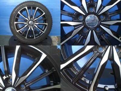 JDM 225/45-17 Goodyear ICENAVI8 AME VALKYRIE 17x7J +38 5H1114.3 Used St (No Tires) - Image 5