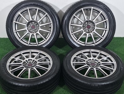 JDM Rare STI Subaru 17-inch wheels PCD100 7J+48 ENKEI suitable for Leg (No Tires)