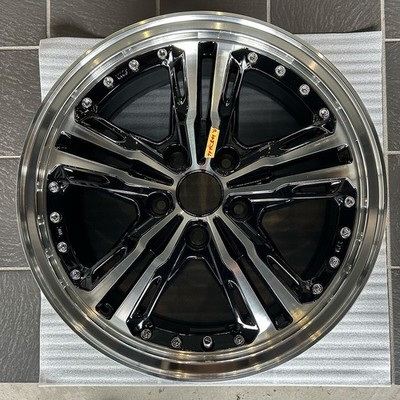JDM AME Aluminum Wheels Steiner LST 17x7.0J 53 5-114 4-Pack | AME Outle (No Tires)