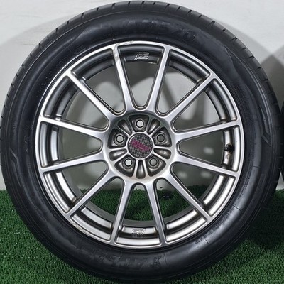 JDM Rare STI Subaru 17-inch wheels PCD100 7J+48 ENKEI suitable for Leg (No Tires) - Image 3