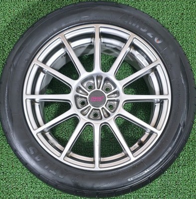 JDM Rare STI Subaru 17-inch wheels PCD100 7J+48 ENKEI suitable for Leg (No Tires) - Image 4