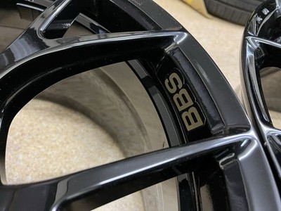 JDM BBS sticker included. RE-V7 026 BK 18x9.5J +45 black 2-Wheel Set . In (No Tires) - Image 3