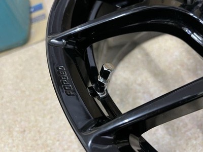 JDM BBS sticker included. RE-V7 026 BK 18x9.5J +45 black 2-Wheel Set . In (No Tires) - Image 5