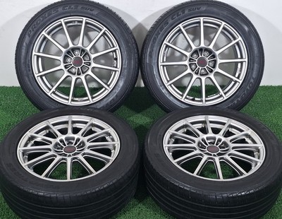 JDM Rare STI Subaru 17-inch wheels with tires PCD 100 7J +48 offset ex (No Tires)