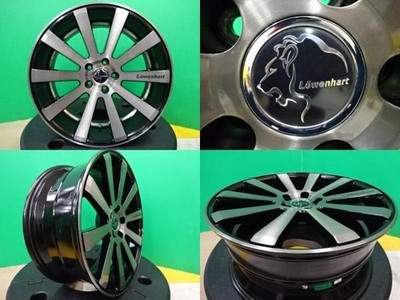 JDM Alphard etc. Ravenhart LW10 20x8.5J +35 5H114.3 Used Aluminum Wheel (No Tires) - Image 3
