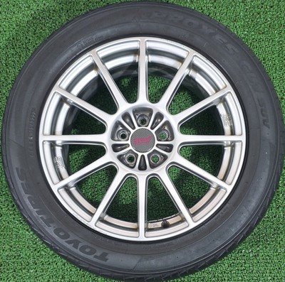 JDM Rare STI Subaru 17-inch wheels with tires PCD 100 7J +48 offset ex (No Tires) - Image 4