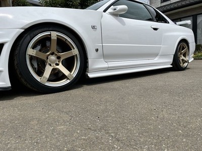 JDM Out of Print Prodry GC-05N 18x10.5J +15 114.35 holes with center ca (No Tires)