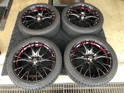 JDM Used Wheel Set Wedssports SA-20R 7.5J-18 5/114.3 +45 Michelin X-IC (No Tires)
