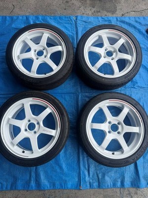 JDM RAYS VOLK RACING TE37 SONIC SL 16-inch 4-Wheel Set br RAYS (No Tires)