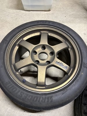 JDM RAYS VOLK racing TE37 114.3 5h 16-inch 8J 42 Bronze Suitable for D (No Tires) - Image 3