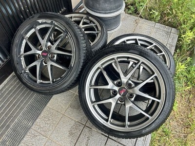 JDM Pickup Possible WRX STI typeS Genuine BBS 18x8.5J +55 / Nokian Hakk (No Tires)