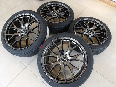 JDM H Tire RAYS Hovillage 2x7 FT YNJ Chrome 20 5H114.3 8.5J+38 245/40R (No Tires)