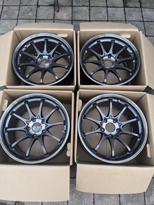 JDM Rare 18x9.5J +42 PCD120 5-hole 4-Wheel Set RAYS VOLKRACING CE28SL RAYS R (No Tires)