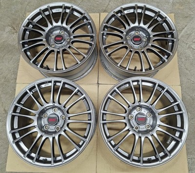 JDM Excellent Condition Subaru WRX STI Genuine BBS Wheels 4-Wheel Set 18x8.5J (No Tires)