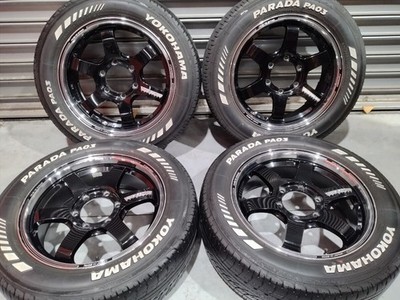 JDM RAYS VOLK RACING TE37SB 17x6.5J+38 6H139.7 Yokohama PARADA PA03 Tir (No Tires)