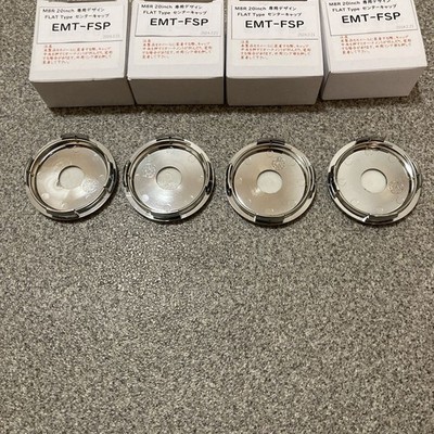 JDM WORK Emotion Center Cap Flat Type 4 Individual Set Silver M8R 20-i (No Tires) - Image 6