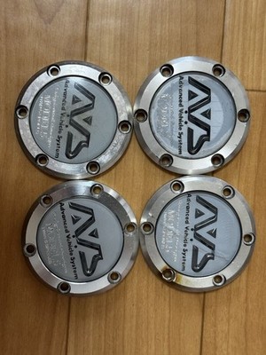 JDM YOKOHAMA AVS MODEL5 Center Cap 4 Individual Set br Yokohama Tires (No Tires)