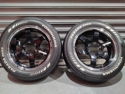 JDM RAYS VOLK RACING TE37SB 17x6.5J+38 6H139.7 Yokohama PARADA PA03 Tir (No Tires) - Image 2