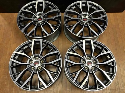 JDM Finished SUBARU WRX STI Genuine 19-inch Gunmetal/Polished 8.5J+55 (No Tires)