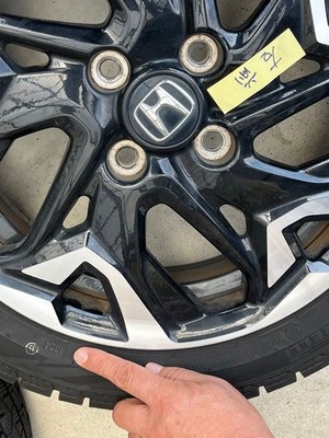 JDM Genuine Honda 15-inch alloy wheels with studless tires 4-pack set (No Tires) - Image 8