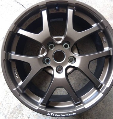JDM Rays STi Subaru Car 18-7.5 114.3/5 +53 1Pcs Minor scratches presen (No Tires)