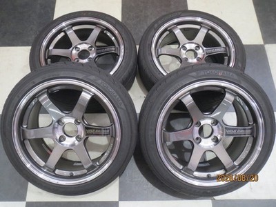 JDM RAYS VOLKRACING TE37 SONIC SL 16EG6 EF8 March 7J +34 / 8J +24 4H10 (No Tires)