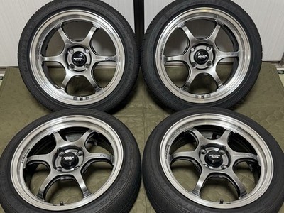 JDM Beautiful ADVAN Racing RG-D2 deep rim 15x6J +38 PCD100 4H GOODYEAR (No Tires)