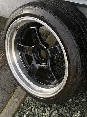 JDM RareDeep Rim CLEAVE RACING FL53 5-Wheel Set Spoke 18-inch 9.5J+35 5H-11 (No Tires) - Image 3