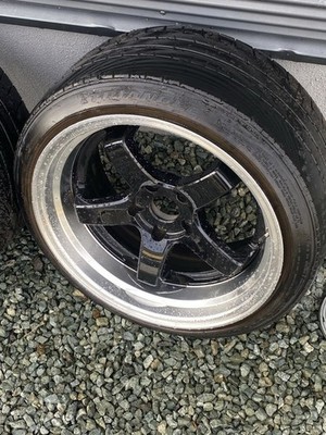 JDM RareDeep Rim CLEAVE RACING FL53 5-Wheel Set Spoke 18-inch 9.5J+35 5H-11 (No Tires) - Image 4