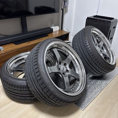 JDM SSR Professor SP4 19x9J+24 NR2-Wheel Set 10J+24 SL2-Wheel Set PCD114.3 5-hole b (No Tires)