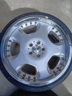 JDM OZ Racing OPERA II 19-inch tire and wheel set used 4-Wheel Set Rare (No Tires) - Image 3