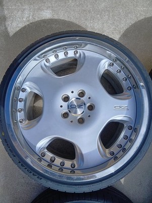 JDM OZ Racing OPERA II 19-inch tire and wheel set used 4-Wheel Set Rare (No Tires) - Image 4
