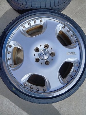 JDM OZ Racing OPERA II 19-inch tire and wheel set used 4-Wheel Set Rare (No Tires) - Image 6