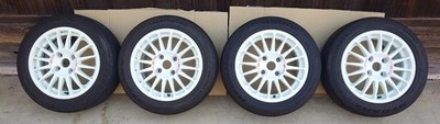 JDM RareOZ Racing Superturismo WRC? 15x7J+40 4H114.3 φ66 with tire 4-b (No Tires)
