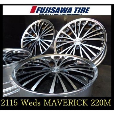 JDM 2115 T01103215 Weds MAVERICK 220M 20x8.5J/9.0J 5-hole PCD114.3 +46 (No Tires)
