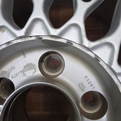 JDM Deep rim BBS RS261 17-inch 9J+20 5H-114.3 Used Rare br BBS (No Tires) - Image 9