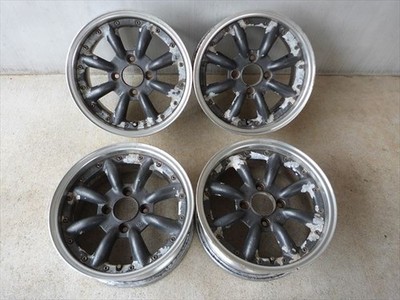 JDM Speedster RS8 Aluminum Wheels 15x6.5 PCD 114.3 +21 Offset Watanabe (No Tires)