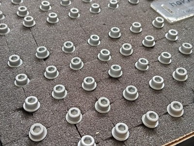JDM RAYS NISMO LMGT1 Genuine Pierce Bolts & Nuts 144 Sets Restored br (No Tires)