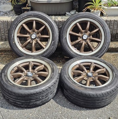 JDM Watanabe Eight Spoke F8 16x7J +30 4-hole PCD100 No curb rash 2025 t (No Tires)