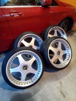 JDM 19-inch Koenig wheels excellent condition 5-hole deep rim 4-piece (No Tires)