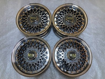 JDM RAYS Rays VOLK Volk Racing EMU 14x6J +25 Aluminum Wheel Mesh 114.3 (No Tires)