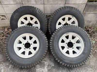 JDM Used Mitsubishi Jeep Genuine Wheels 4-Wheel Set 15 PCD139.7 Rare I (No Tires)
