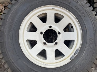 JDM Used Mitsubishi Jeep Genuine Wheels 4-Wheel Set 15 PCD139.7 Rare I (No Tires) - Image 2