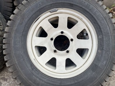 JDM Used Mitsubishi Jeep Genuine Wheels 4-Wheel Set 15 PCD139.7 Rare I (No Tires) - Image 3