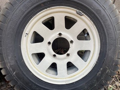 JDM Used Mitsubishi Jeep Genuine Wheels 4-Wheel Set 15 PCD139.7 Rare I (No Tires) - Image 4
