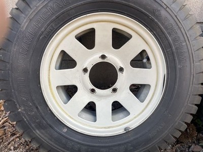 JDM Used Mitsubishi Jeep Genuine Wheels 4-Wheel Set 15 PCD139.7 Rare I (No Tires) - Image 5